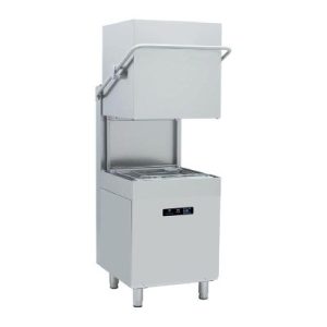 Öztiryakiler OBM 1080T Plus Touch Ekran Giyotin Tip Bulaşık Yıkama Makinesi, Tahliye - Durulama - Parlatıcı - Deterjan Pompalı