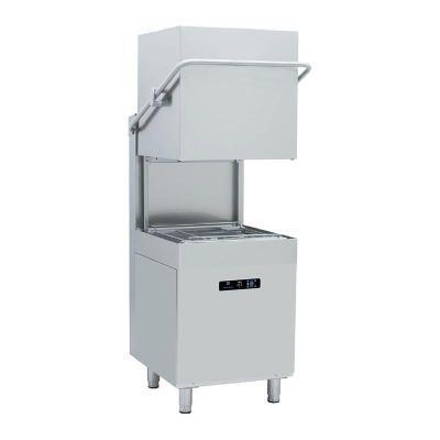 Öztiryakiler OBM 1080T Plus Touch Ekran Giyotin Tip Bulaşık Yıkama Makinesi, Tahliye - Durulama - Parlatıcı - Deterjan Pompalı