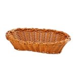 Zicco B-OV-4155 Plastik Oval Ekmek Sepeti, 20x28x7 cm