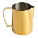 Escobarista Barista Space Latte Pitcher, 600 ml, Altın