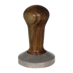 Cafemarkt Ceviz Tamper, Ahşap Saplı, 57 mm