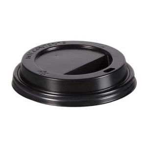 Cafemarkt Karton Bardak Kapak, 8 oz, Siyah