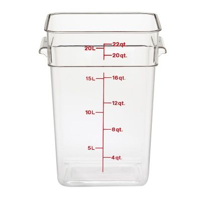 Cambro Camsquare Saklama Kabı, 20.8 L