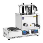 Remta K31 30 Model Ocaklı Çay Ocağı, 2 Demlikli, 23 L, Elektrikli