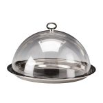 Zicco ZCP-655 Çelik Altlı Polikarbon Kapaklı Fanus, 35 cm