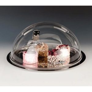 Zicco ZCP-055 Çelik Altlı Sabit Kapaklı Fanus, 49x23 cm