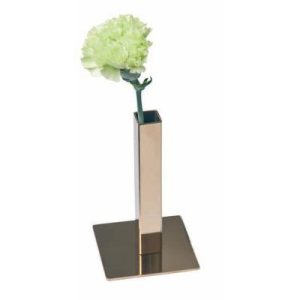 Biradlı GRV-13 Çelik Kare Karanfillik, 13 cm, Altın