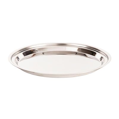 Zicco ZCP-405 Yuvarlak Çelik Teşhir Tepsisi, 35 cm