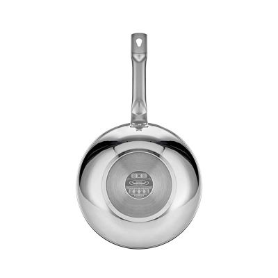 Altınbaşak İndüksiyon Çelik Wok Tava, 26 cm, Gümüş Saplı - Görsel 4