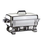 Öztiryakiler Ayaklı Chafing Dish, GN 1/1, 35x64 cm, Jel Yakıtlı
