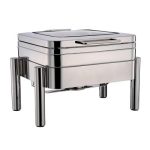 Öztiryakiler Dikdörtgen Chafing Dish, 6 L, Jel Yakıtlı