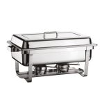 Öztiryakiler Çin Model Ayaklı Chafing Dish, İçiçe Geçen Ayak, Jel Yakıtlı