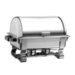 Öztiryakiler Rolltop Kapaklı Kızaklı Chafing Dish, Was Ayak, Elektrikli
