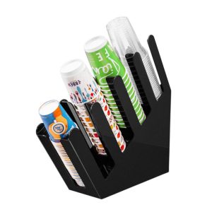 Coffeetech Pleksi Bardaklık Standı, 485x160x475 mm