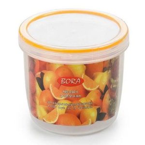 Bora Plastik Saklama Kabı, Contalı, Vidalı, 550 ml, No: 5, 0.55 L