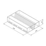 Öztiryakiler Kutu Tip Filtreli Çift Cidar Davlumbaz, 3500x2000 mm