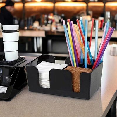 Decorelax Bar Pipetlik Peçetelik Organizeri, Siyah