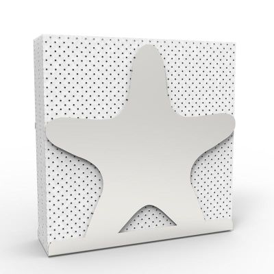 Decorelax Deniz Yıldızı Temalı Metal Peçetelik, Gri