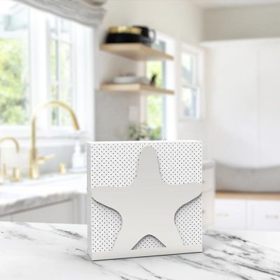 Decorelax Deniz Yıldızı Temalı Metal Peçetelik, Gri - Görsel 3