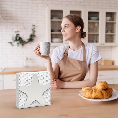 Decorelax Deniz Yıldızı Temalı Metal Peçetelik, Gri - Görsel 5