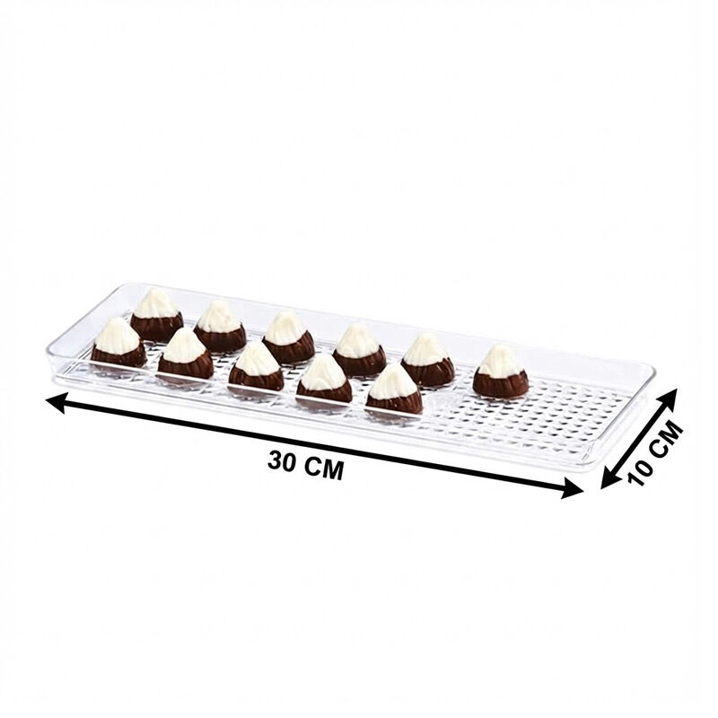 Zicco ZCP-460 Polikarbon Çikolata Teşhir Tepsisi, 10x30 cm - Görsel 2