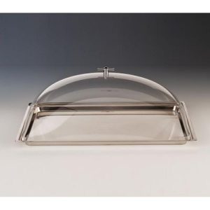 Zicco ZCP-389 Çelik Tepsili Kapaklı Akrilik Muhafaza Kabı, GN 1/2, 44x29x18 cm