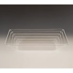 Zicco ZCP-426 Akrilik Teşhir Kasesi, 43.5x28.5 cm, Şeffaf