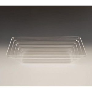 Zicco ZCP-426 Akrilik Teşhir Kasesi, 43.5x28.5 cm, Şeffaf
