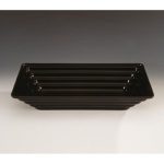 Zicco ZCP-426 Akrilik Teşhir Kasesi, 43.5x28.5 cm, Siyah