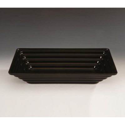 Zicco ZCP-426 Akrilik Teşhir Kasesi, 43.5x28.5 cm, Siyah