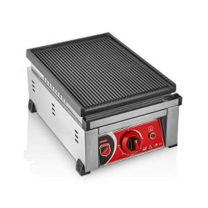 SilverInox 2149 Döküm Izgara, 30 cm, Elektrikli