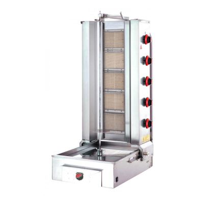 SilverInox 2167-B5 Alttan Motorlu Döner Ocağı, 5 Radyanlı, LPG'li