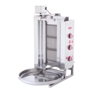 SilverInox 2165-U3L Üstten Motorlu Döner Ocağı, 3 Radyanlı, LPG'li
