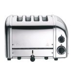 Dualit 47030 Classic Ekmek Kızartma Makinesi, 4 Hazneli, El Yapımı, 2200 W, Çelik