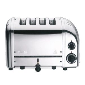 Dualit 47030 Classic Ekmek Kızartma Makinesi, 4 Hazneli, El Yapımı, 2200 W, Çelik