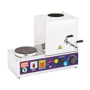Duran Çelik DÇ 013 15 Model Tek Demlikli Kaynaklı Pleytli Çay Ocağı, 12 L, Elektrikli