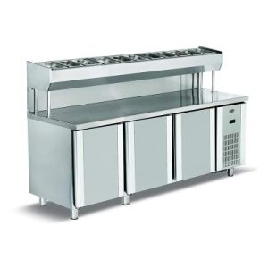 Empero 200.80.01-PSY Pizza ve Salata Hazırlık Buzdolabı, 3 Kapılı, 300 L