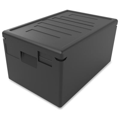 Empero Epp Carrybox Thermobox, 1/1 GN, Üstten Yüklemeli, 46 L, Siyah - Görsel 2
