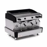 Empero Yarı Otomatik Espresso Kahve Makinesi, 2 Gruplu, Siyah