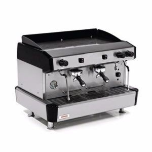 Empero Yarı Otomatik Espresso Kahve Makinesi, 2 Gruplu, Siyah