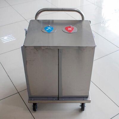 Empero Mobil Dezenfektan İstasyonu, Elektrikli, 750x605x875 mm - Görsel 2