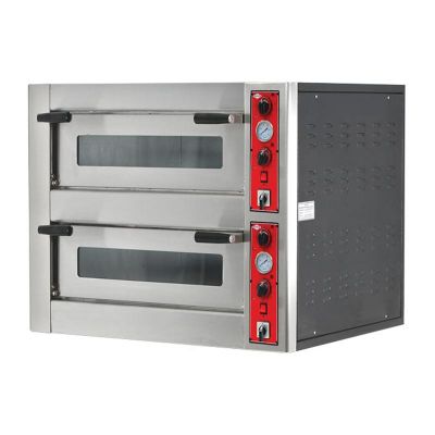Empero EMP.9.9 30 cm x 9+9 Pizza Kapasiteli Çift Katlı Pizza Fırını, Elektrikli