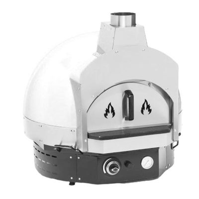 Empero SPO.H-70 Ev Tipi Taş Tabanlı Pizza Fırını, Odunlu, Beyaz - Görsel 2