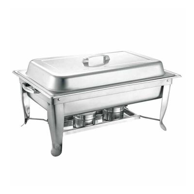 Epinox CDE-9 Dikdörtgen Chafing Dish, 9 L, Jel Yakıtlı