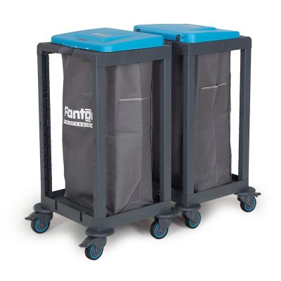Fantom Procart 120SP Atık Toplama Arabası, 2 Bölmeli, 225 kg Kapasiteli - Görsel 2