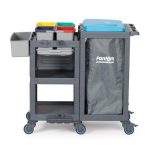 Fantom Procart 1361 Hastane Temizlik Arabası, 4 Çöp Bölmeli