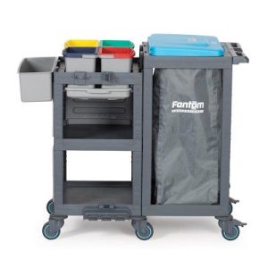 Fantom Procart 1361 Hastane Temizlik Arabası, 4 Çöp Bölmeli