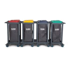 Fantom Procart 185SP Atık Toplama Arabası, 8 Bölmeli, 225 kg Kapasiteli