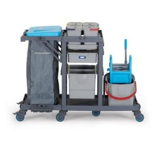 Fantom Procart 3344 Çekmeceli Temizlik Arabası, Kova Takımlı