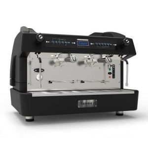 Fiamma Compass 2 Double Boiler Tall Cup Espresso Kahve Makinesi, 2 Gruplu, Siyah